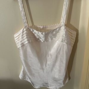 Ivory Satin Polyester Camisole